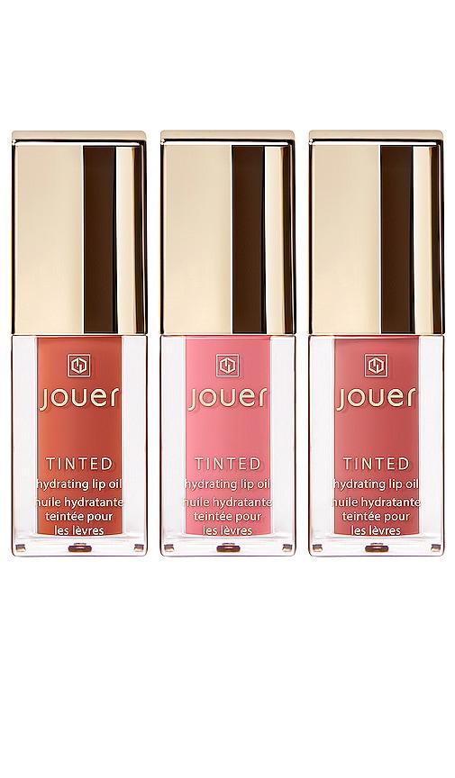 Jouer Cosmetics Bonnes Fetes Deluxe Mini Lip Oil in Multi by JOUER COSMETICS
