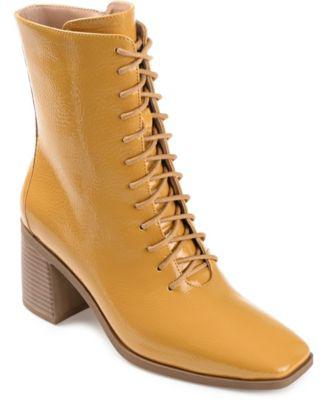 Women's Covva Lace-Up Booties by JOURNEE COLLECTION