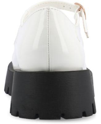 Women's Kamie Lug Sole Mary Jane Flats by JOURNEE COLLECTION