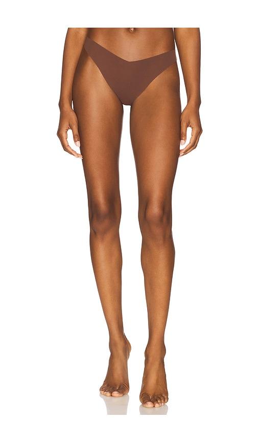 Journelle Estelle Thong in Chocolate by JOURNELLE