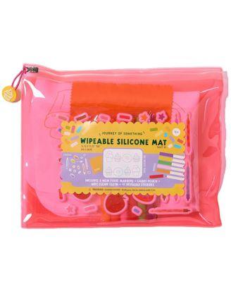 Wipeable Silicone Mat Reusable Coloring Kit by JOURNEY OF SOMETHING