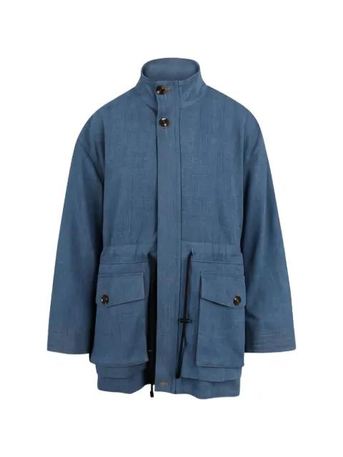 Lyris button flap pocket jacket by JOVONNA