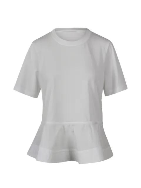 flared-hem T-shirt by JOVONNA