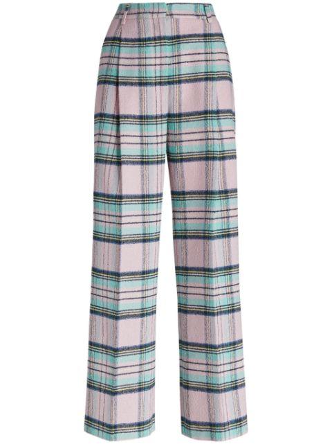 checked trousers by JUCCA APPROVED
