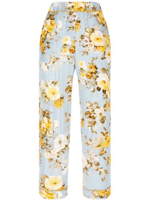 floral-print trousers by JUCCA APPROVED
