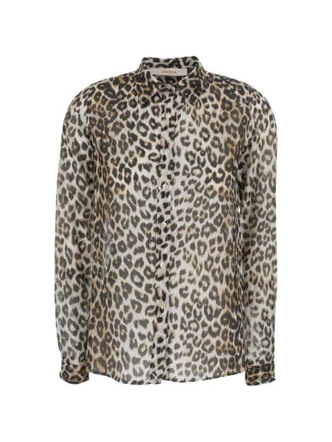 leopard-print shirt by JUCCA