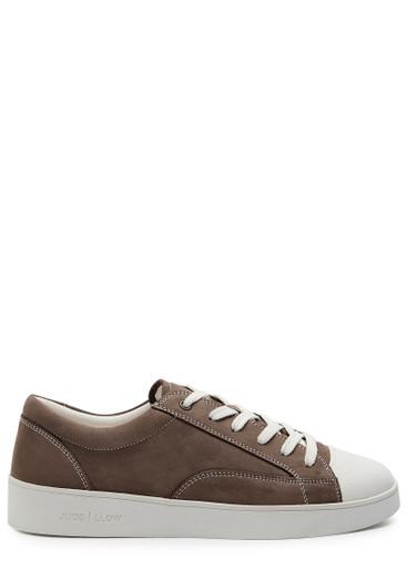 Nico panelled nubuck leather sneakers by JUDE LLOW