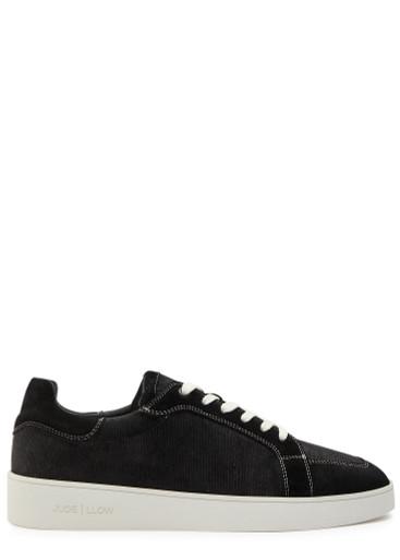 Phlipe panelled suede and corduroy sneakers by JUDE LLOW