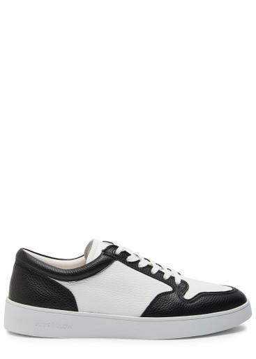 Telier panelled grained leather sneakers by JUDE LLOW