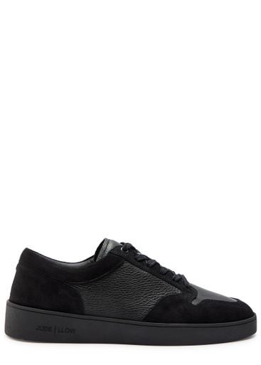 Telier panelled grained leather sneakers by JUDE LLOW