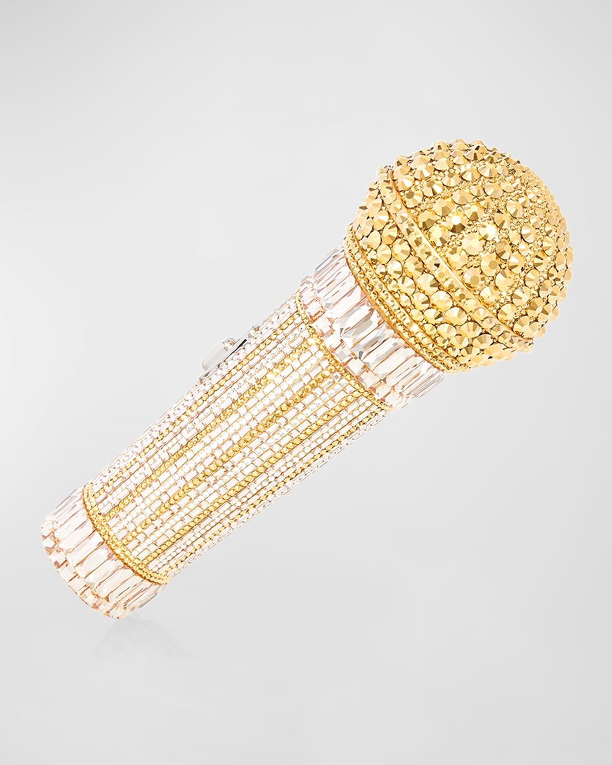 Diva Microphone Crystal Clutch Bag by JUDITH LEIBER COUTURE Diva Microphone Crystal Clutch Bag by JUDITH LEIBER COUTURE