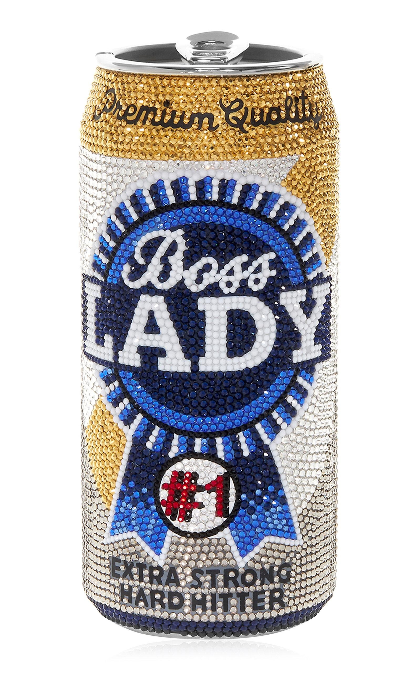 Judith Leiber Couture - Boss Lady Beverage Can Crystal Clutch - Blue - OS - Only At Moda Operandi by JUDITH LEIBER COUTURE