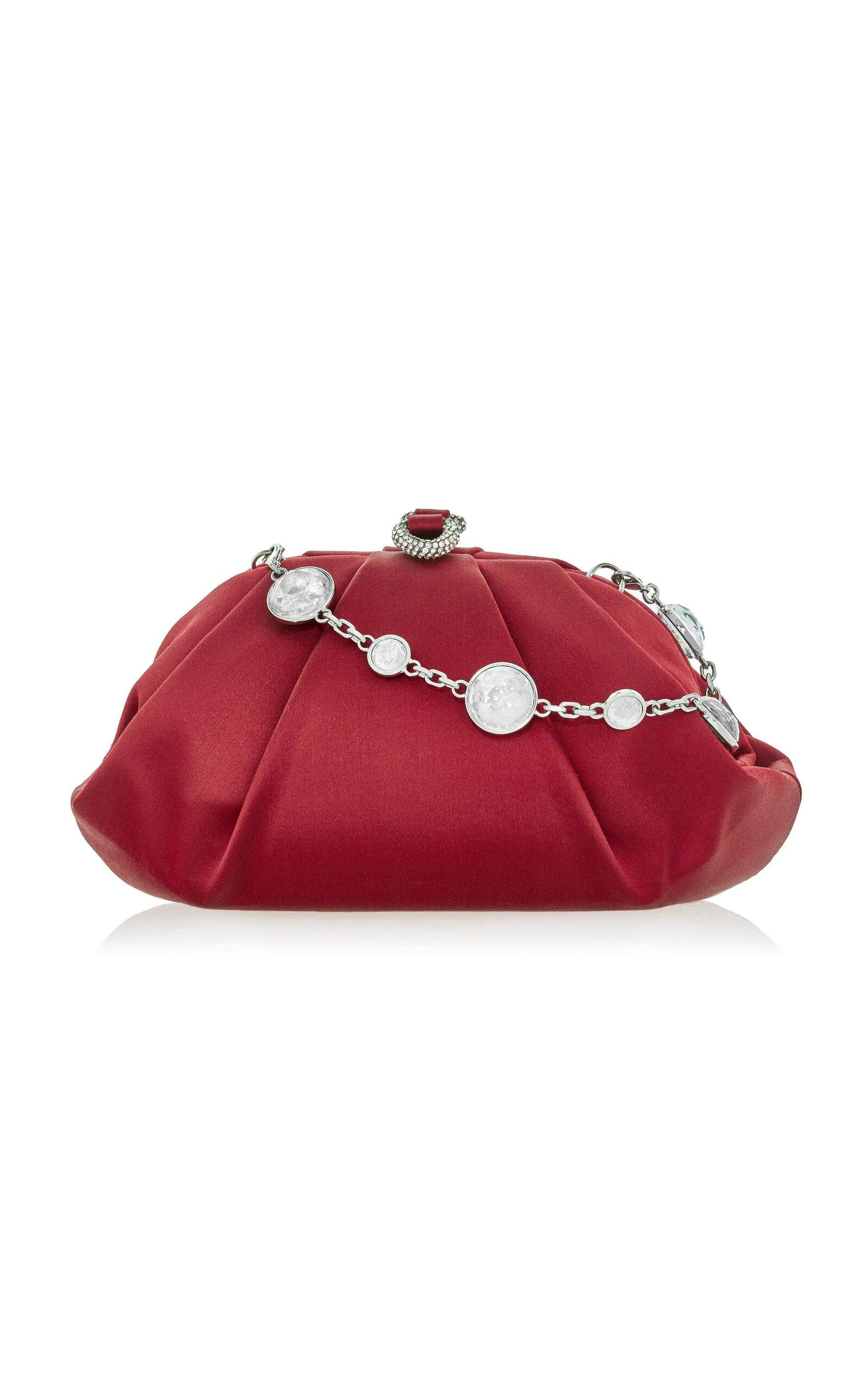 Judith Leiber Couture Gemma Satin Clutch - Moda Operandi by JUDITH LEIBER COUTURE