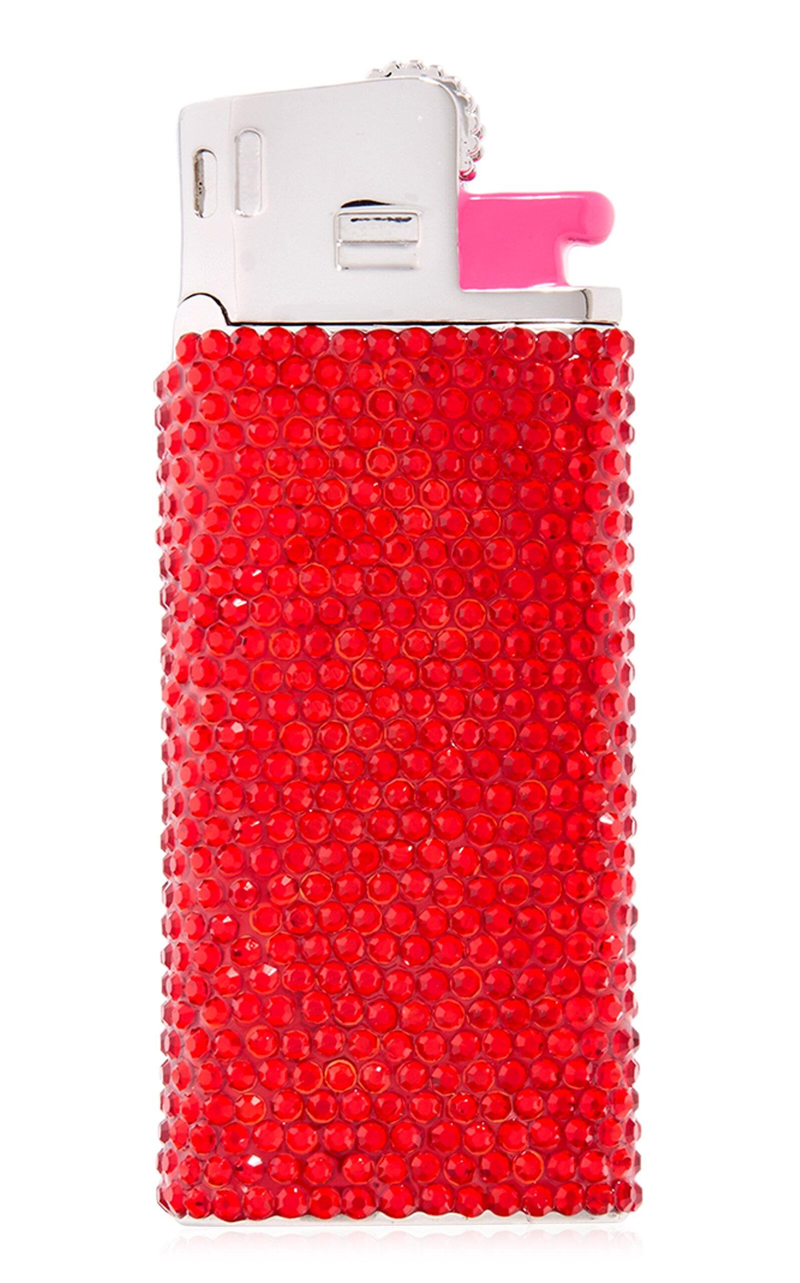 Judith Leiber Couture - Got A Light? Flame Miniature Crystal Pillbox - Red - OS - Only At Moda Operandi by JUDITH LEIBER COUTURE
