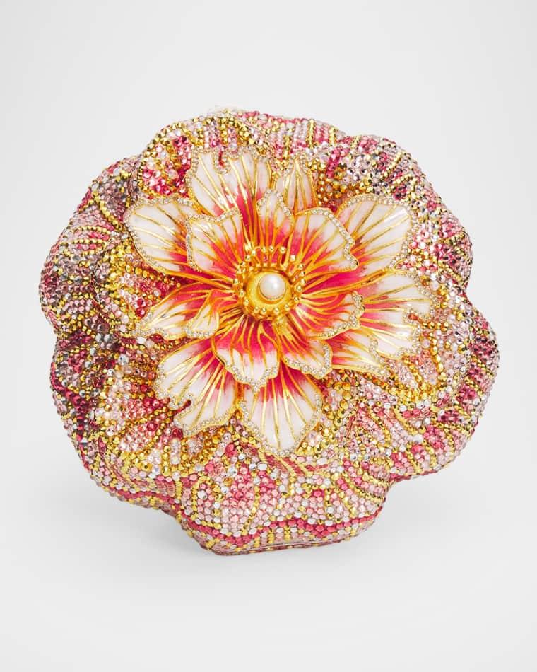 Magnolia Crystal Clutch Bag by JUDITH LEIBER COUTURE
