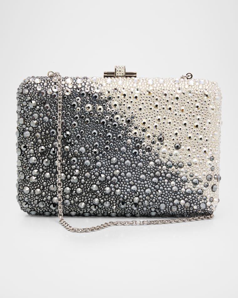 Slim Slide Ombre Crystal Clutch Bag by JUDITH LEIBER COUTURE