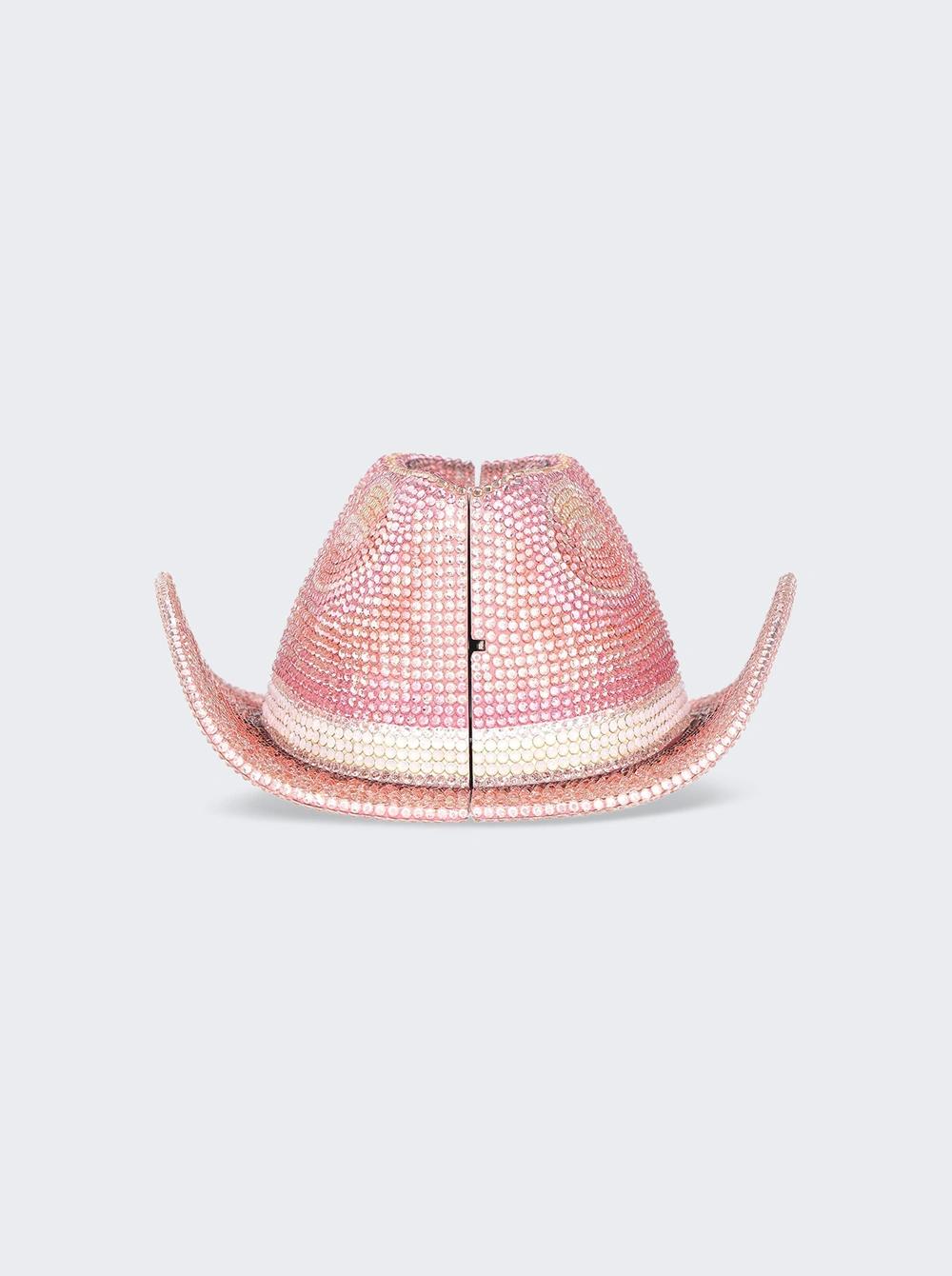 Cowboy Hat Clutch Pink  | The Webster by JUDITH LEIBER