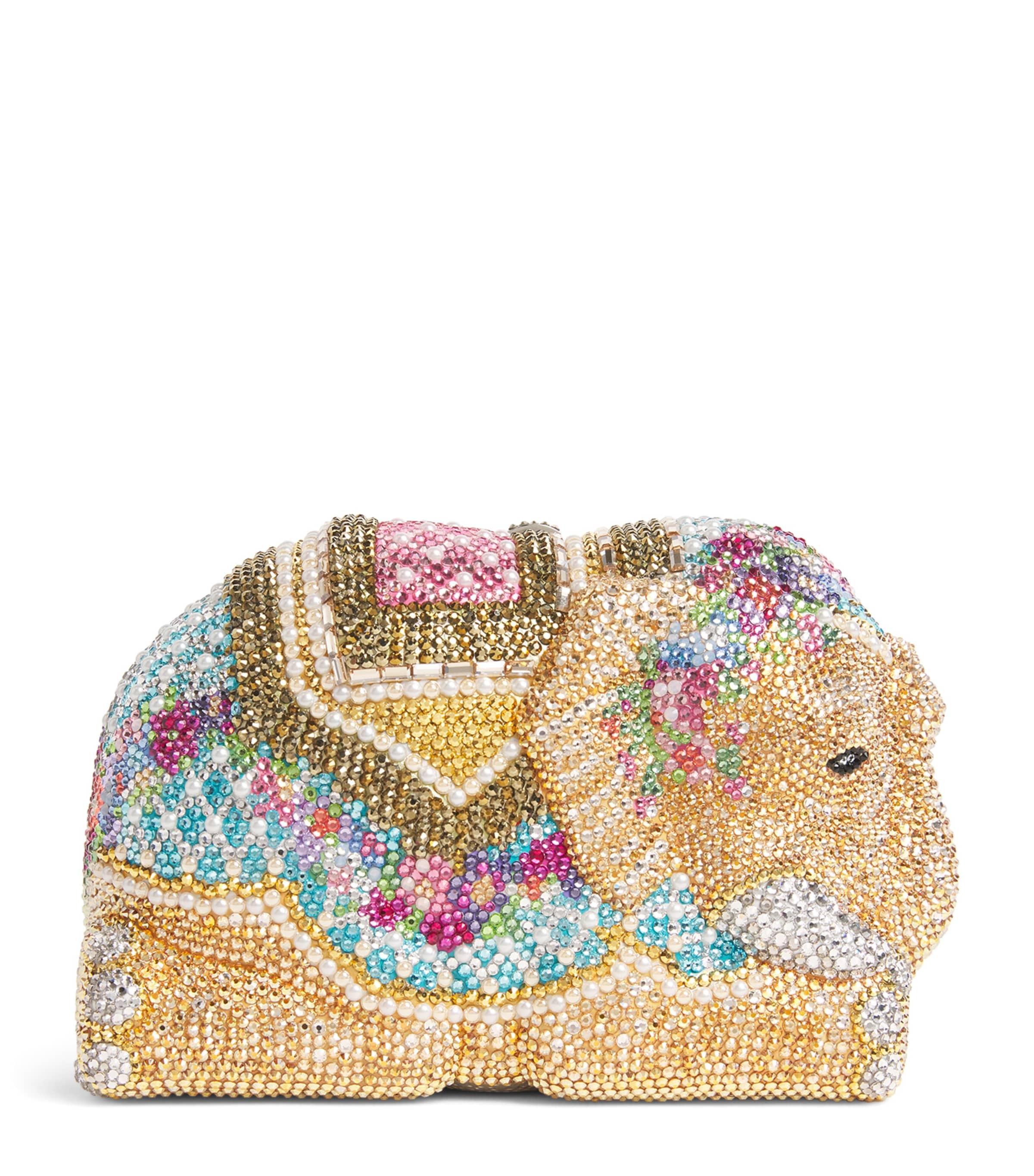 Judith Leiber Embellished Elephant Clutch Bag by JUDITH LEIBER