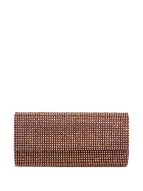 Perry crystal-embellished clutch bag by JUDITH LEIBER