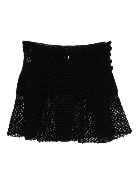 Floret crochet mini skirt by JUDY TURNER