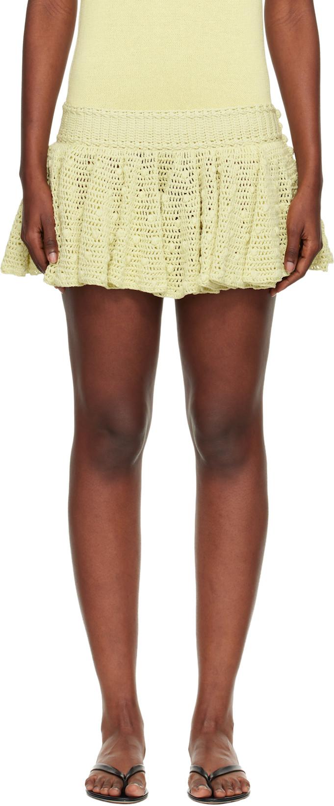 Yellow Cecil Miniskirt by JUDY TURNER