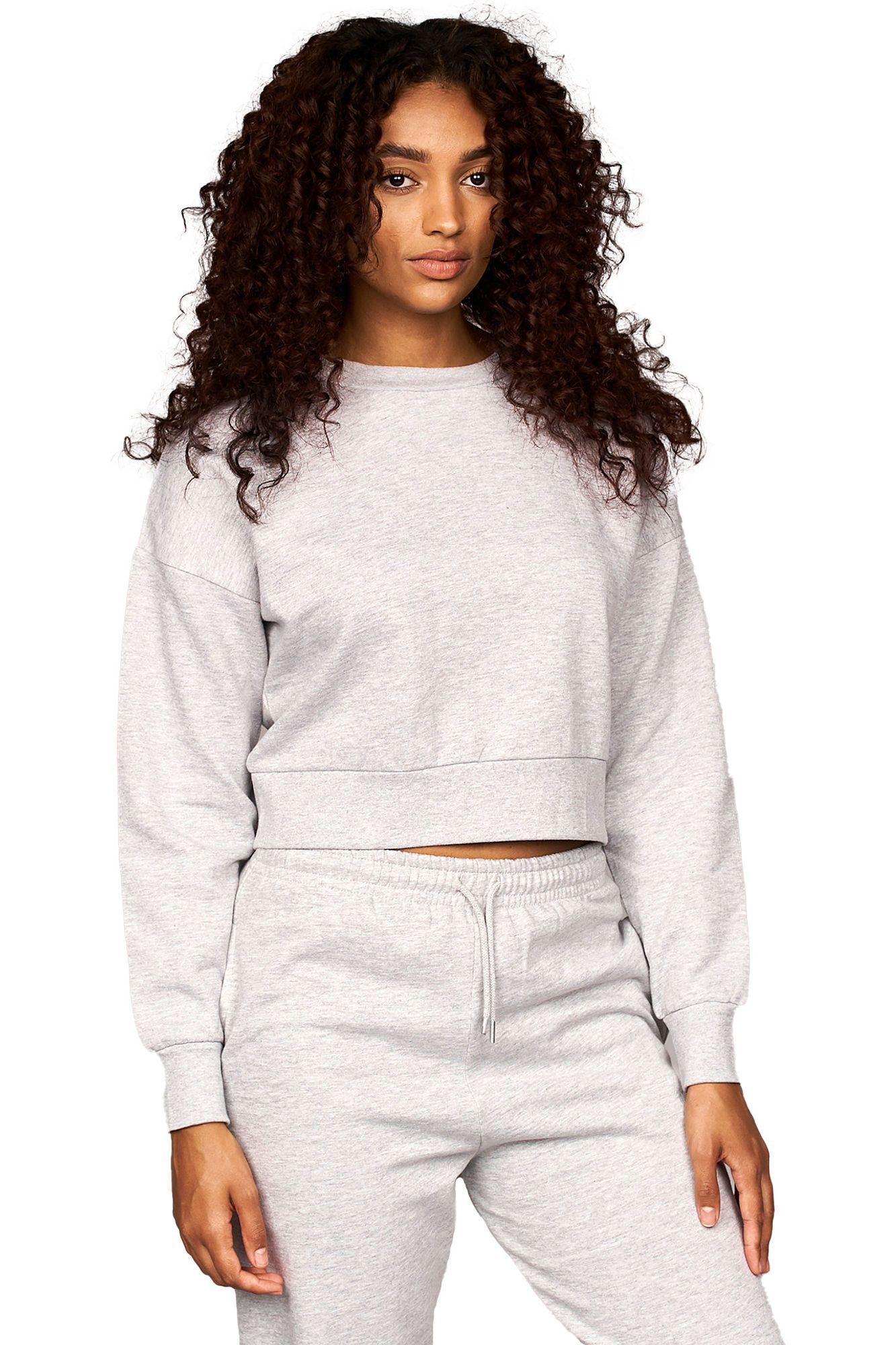 Catalina Crew Neck Crop Sweatshirt by JUICE