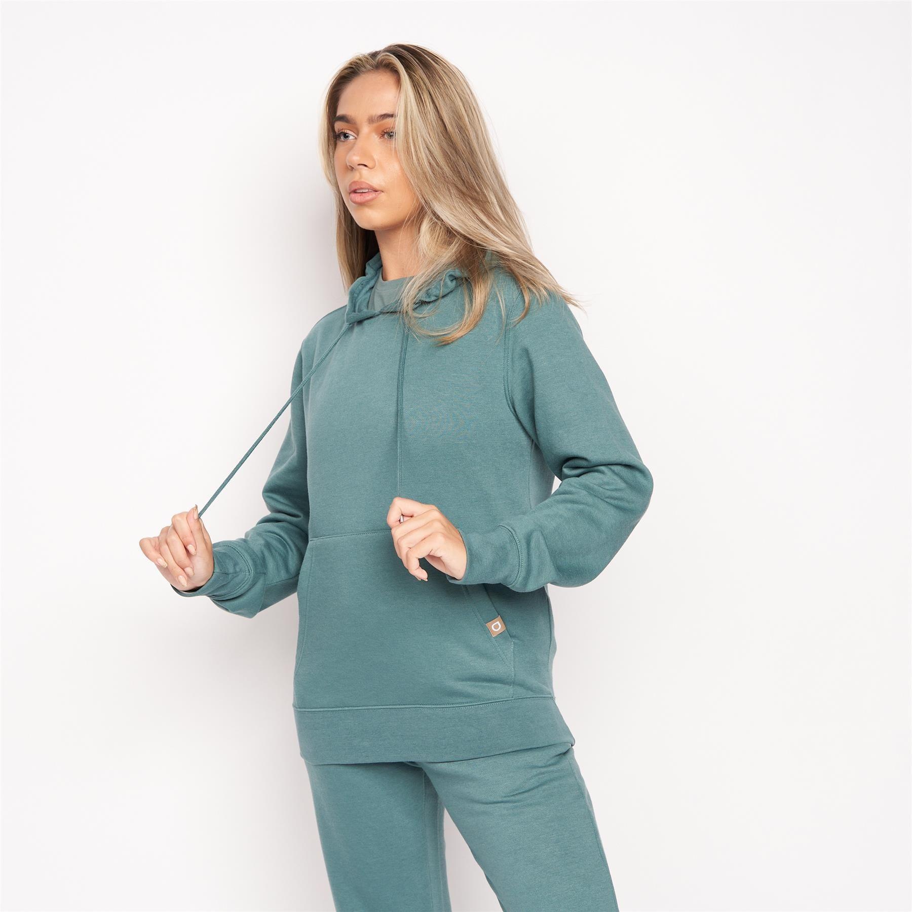 Cremmoore Women's Cremmoore Basic Hoodie -Cotton Blend Fleece by JUICE