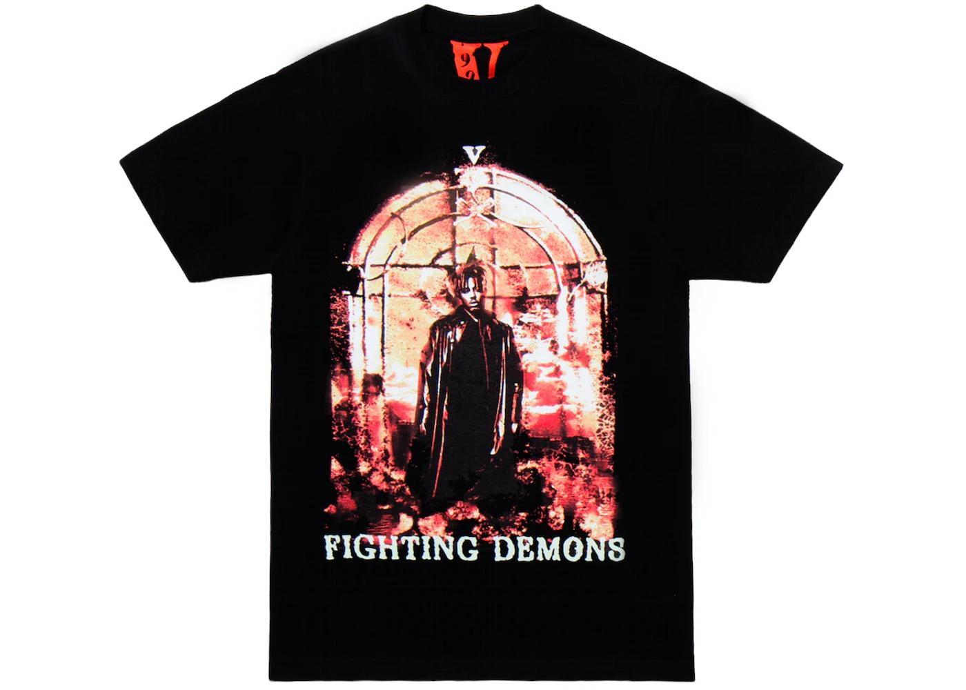 Juice Wrld x Vlone Demon T-shirt Black by JUICE WRLD