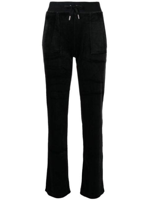 Del Ray patch-pocket velour sweatpants by JUICY COUTURE