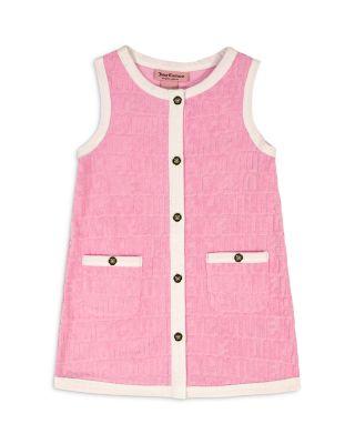 Girls' Jacquard Embossed Loop Terry Dress - Little Kid by JUICY COUTURE