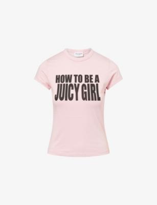 Graphic-Print Cotton T-Shirt by JUICY COUTURE