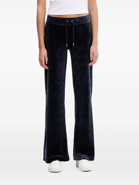 Lisa monogram-pattern track pants by JUICY COUTURE
