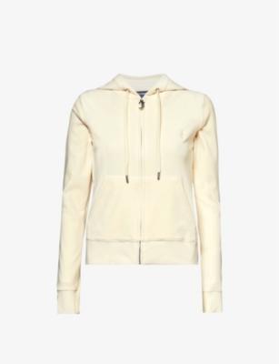 Robertson logo-embroidered stretch-cotton hoody by JUICY COUTURE