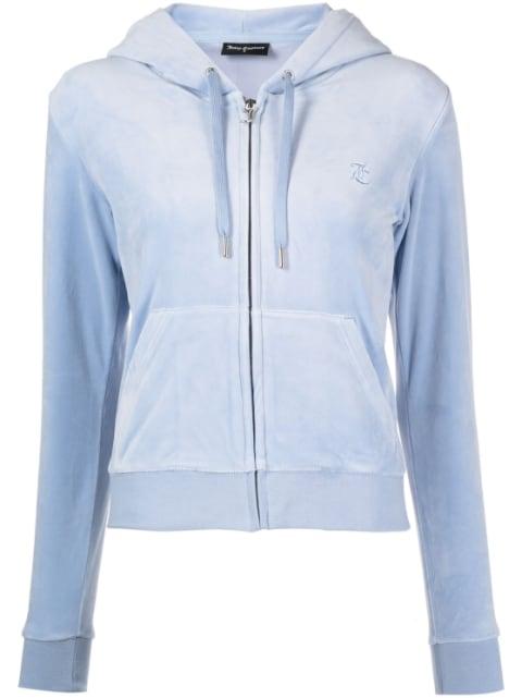 Robertson velvet-effect hoodie by JUICY COUTURE