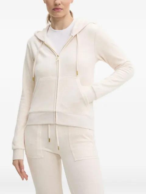 hoodied zip hoodie by JUICY COUTURE