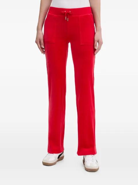 patch-pocket drawstring-fastening track pants by JUICY COUTURE