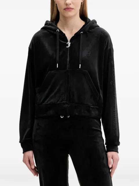 pocket zip-fastening hoodie by JUICY COUTURE