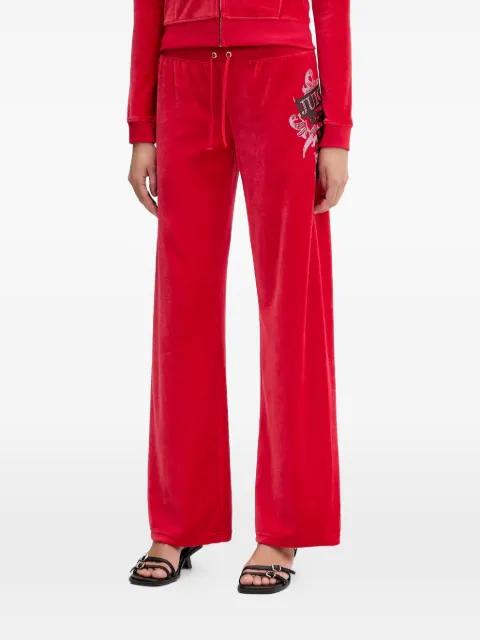 side-graphic trackl pants by JUICY COUTURE