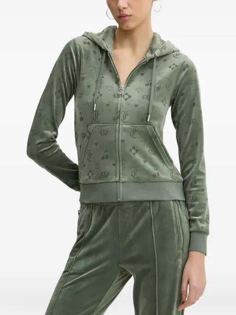 zip-fastening hoodie by JUICY COUTURE