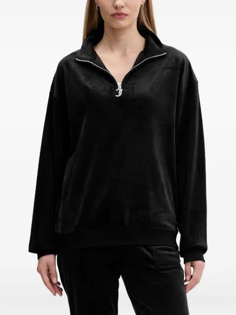 zip-up logo sweater by JUICY COUTURE