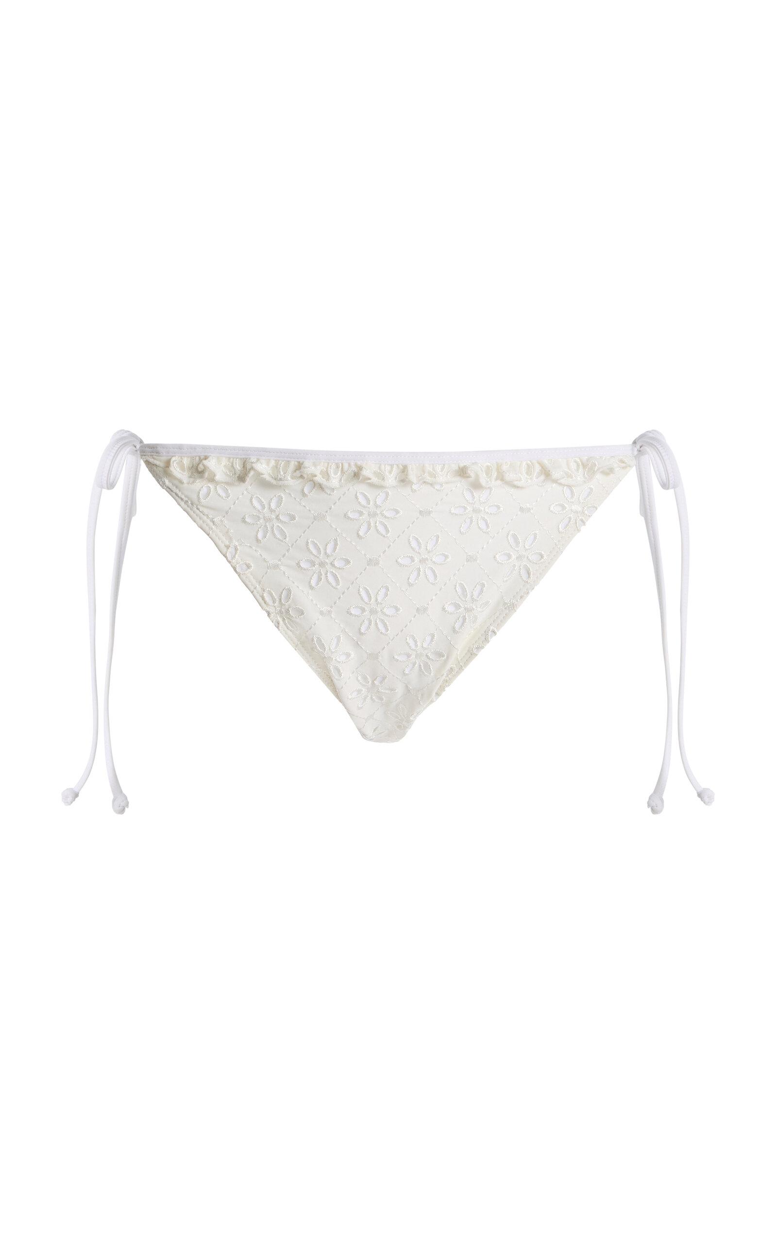 JUILLET SWIMWEAR Annie Broderie Anglaise Bikini Bottoms - Moda Operandi by JUILLET SWIMWEAR