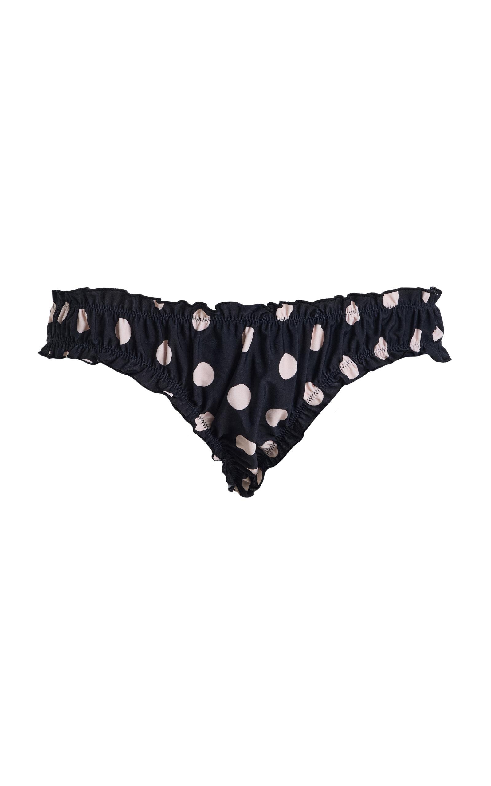 JUILLET SWIMWEAR Chloe Polka-Dot Bikini Bottom - Moda Operandi by JUILLET SWIMWEAR