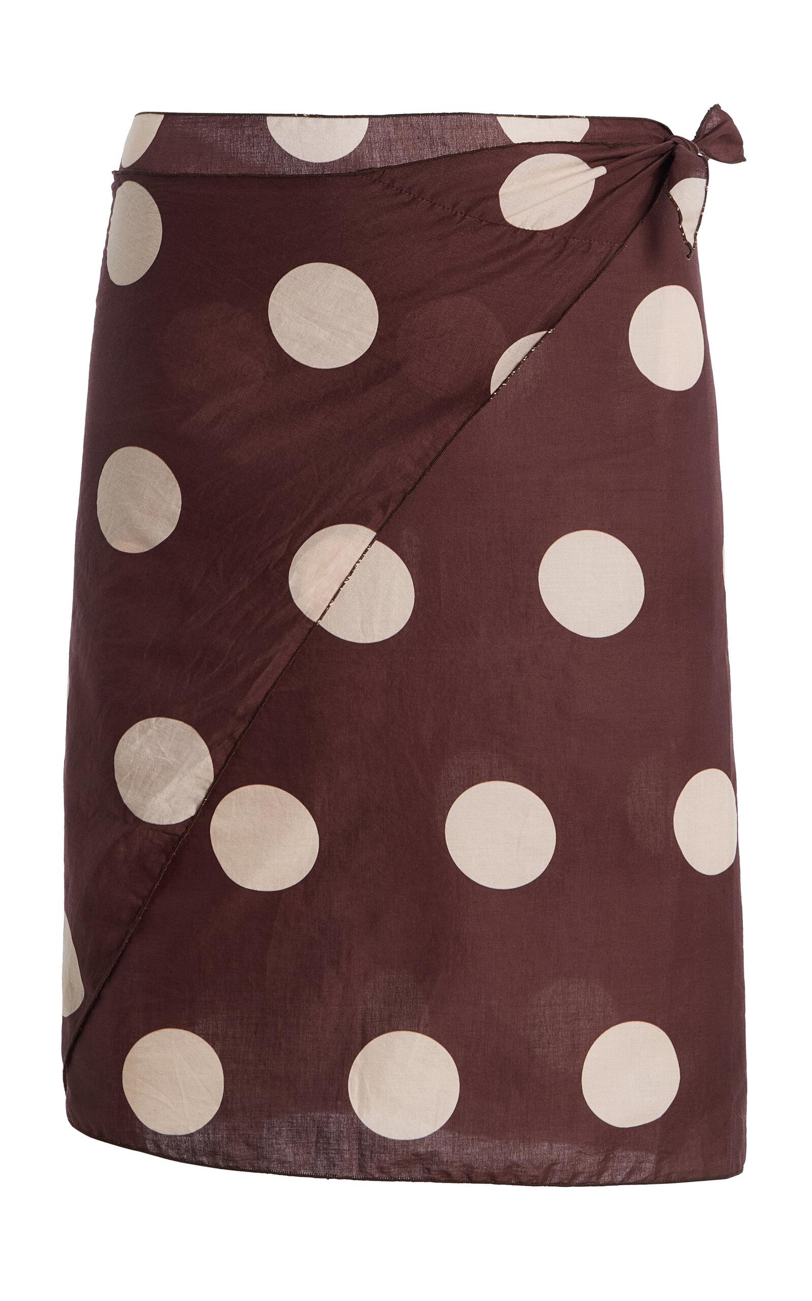 JUILLET SWIMWEAR Mia Polka-Dot Sarong - Moda Operandi by JUILLET SWIMWEAR