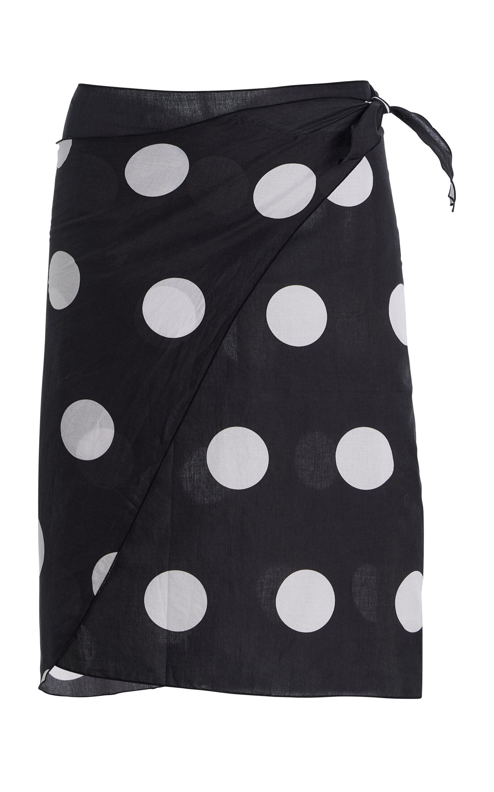JUILLET SWIMWEAR Mia Polka-Dot Sarong - Moda Operandi by JUILLET SWIMWEAR