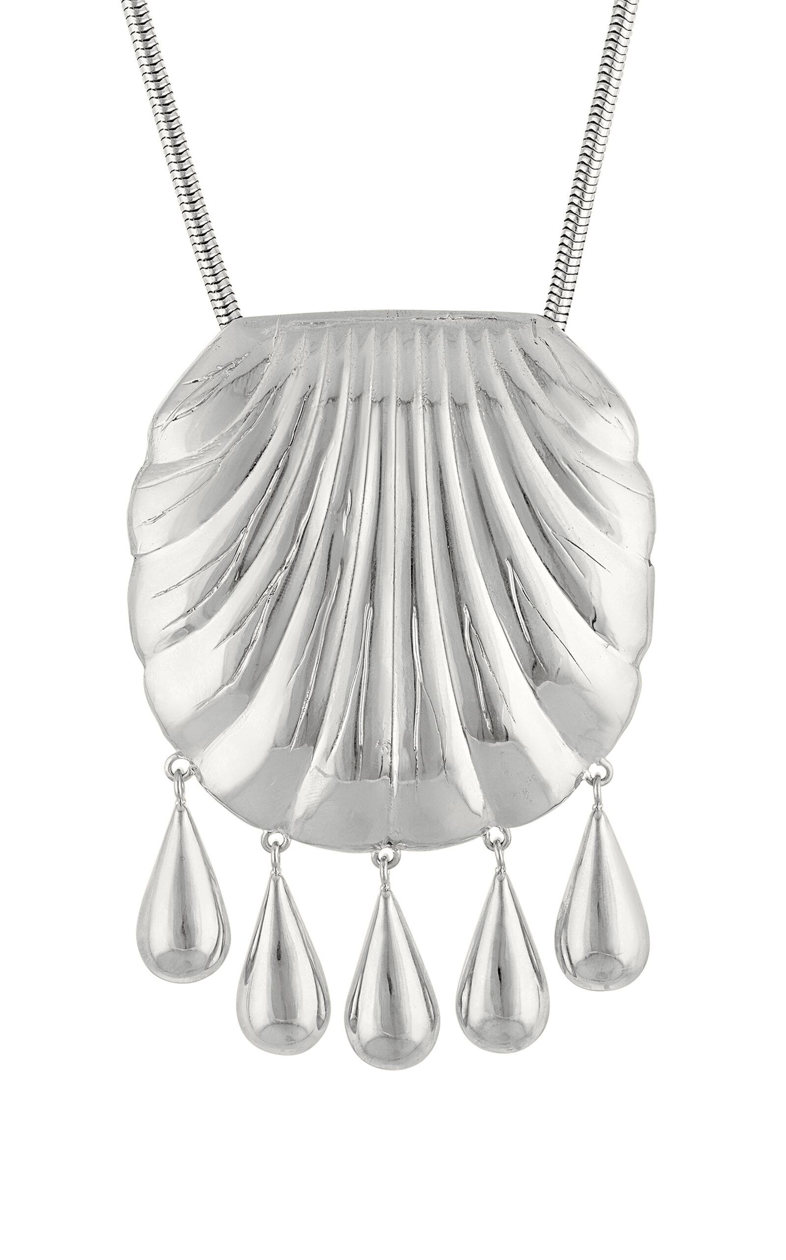Juju Vera - Petra Sterling Silver Shell Necklace - Silver - - Moda Operandi - Gifts For Her by JUJU VERA Juju Vera - Petra Sterling Silver Shell Necklace - Silver - - Moda Operandi - Gifts For Her by JUJU VERA