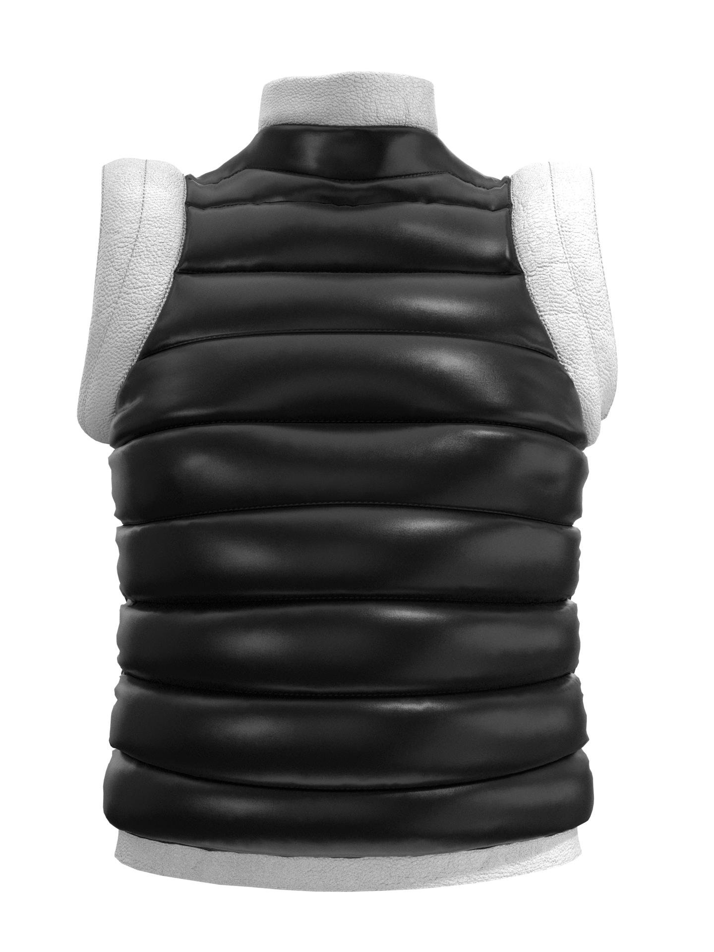 Puffer vest with shoulder detail by JULIAN WEISE