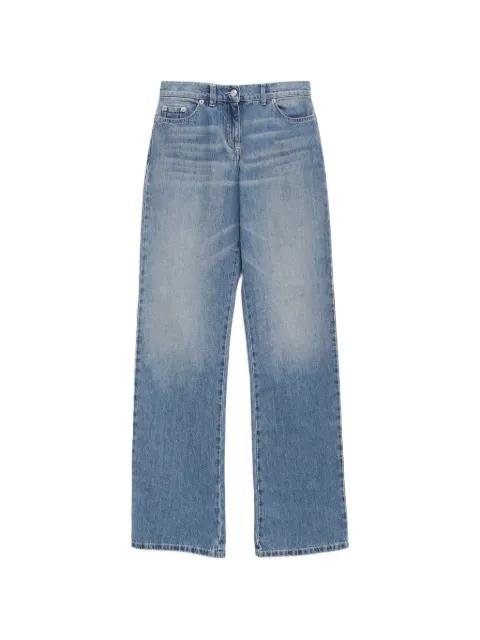 faded-effect straight-leg jeans by JULIE KEGELS