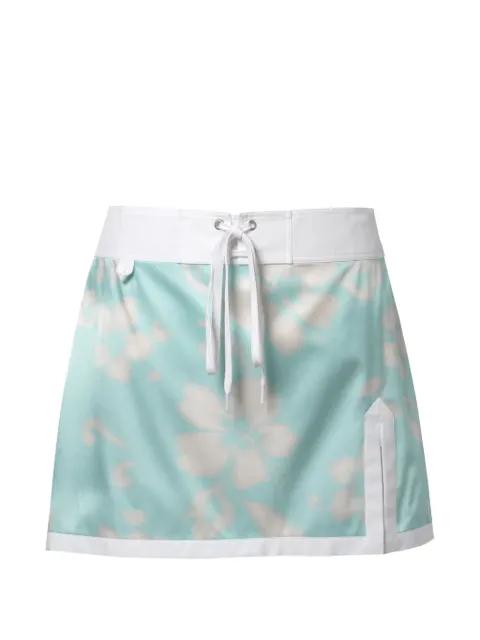 floral-print lace-up skirt by JULIE KEGELS