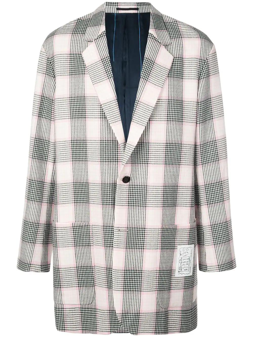 checked blazer by JULIEN DAVID