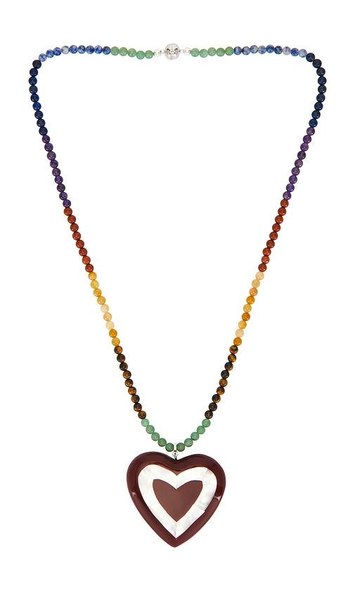 Julietta Alma Necklace in Brown by JULIETTA